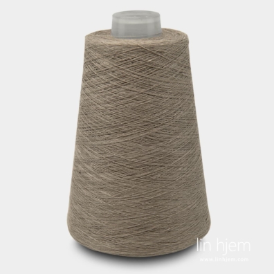 Lingarn mørk beige (mørk naturlig linfarge)