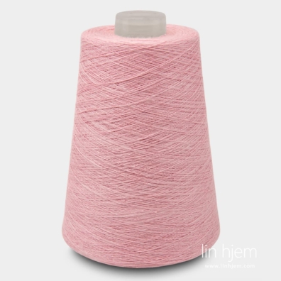 Lingarn rosa for strikking, hekling, veving