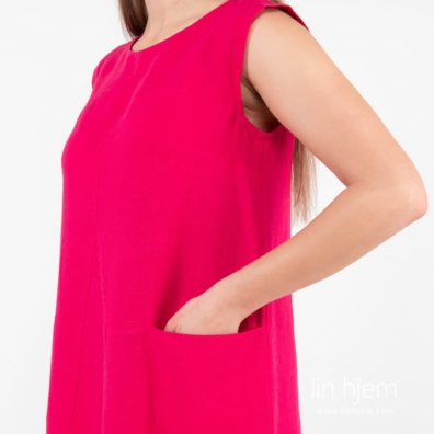 ELLE fuchsia linkjole med lommer