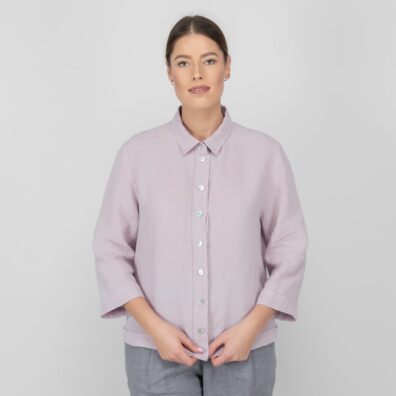 LOLA lilla linbluse