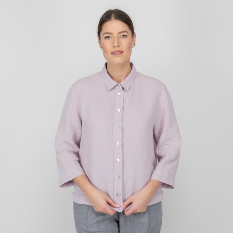 LOLA lilla linbluse